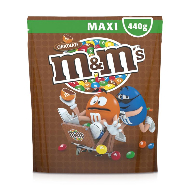 M&Ms Choco Maxi Pouch 440gm