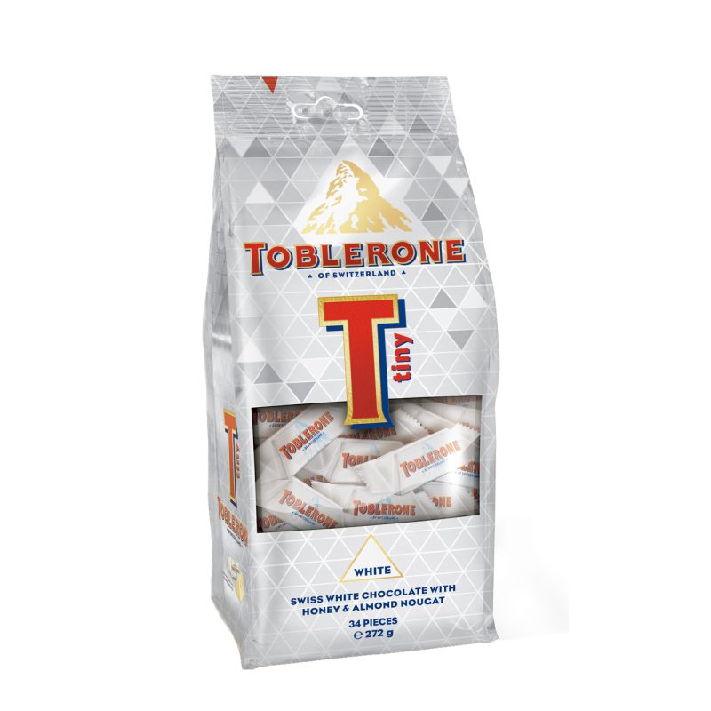 Toblerone Chocolate Tiny White Bag 272gm